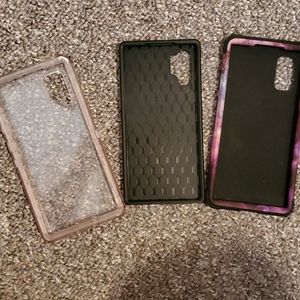 Three Galaxy Note 10 Plus Cases